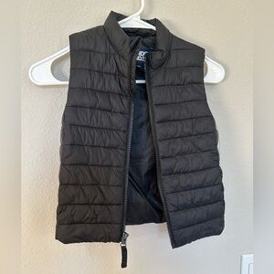 Childrens’ Lands End Black Puffer Vest